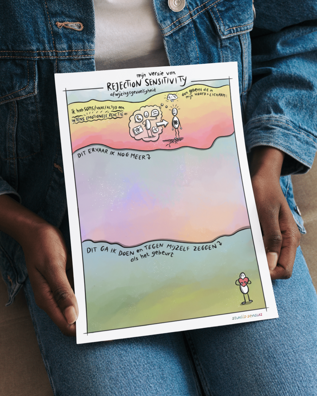 Werkblad 'Mijn versie van Rejection Sensitivity' - bij praatplaat 'Rejection Sensitivity'